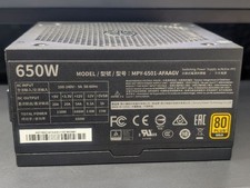Cooler Master V650 650W 80 PLUS GOLD Fully Modular Power Supply Tested picture