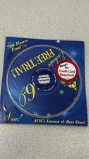America Online Aol 6.0 Internet Service Software Blue Plastic picture