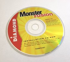 Vintage 1998 Diamond Monster Fusion PC CD-ROM - Disc Only picture