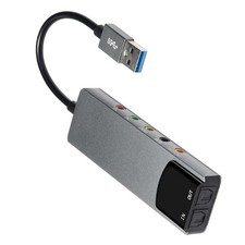 12Mbps USB 5.1 Channel External Audio Sound Card SPDIF Optical for PC Laptop picture