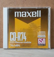 (1) Maxell CD-R74 CD Recordable 650 Megabyte 74 Minute  picture