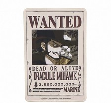 One Piece MIHAWK Wanted Poster Keyboard Desk Mat 7.87x11.81 In Anime Mouse Pad picture