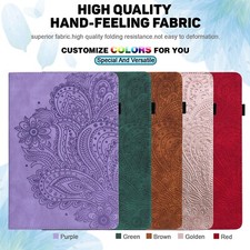 For Amazon Fire Max 11 Tablet Cover Case Embossed Luxury Leather Folding Stand picture