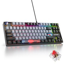 iRoboosta 75% Mechanical Gaming Keyboard with Red Switch, RGB LED Backlit Keyboa picture