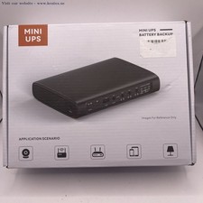 Mini UPS Uninterrupted Power Supply 20000mAh Lithium ion Backup Battery with ... picture