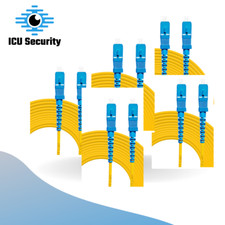 LOT OF 600-  6M Single Mode Fiber Cable SC/UPC to SC/UPC Simplex OS1/OS2 9/125µm picture