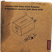 Lenovo GaN Nano 65W Power Adapter 3.25A ADLX65UAGU2E 40AWGN65US picture
