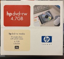 HP Invent (C8008A) 4.7GB DVD+RW Re-Writable Media Disc NIB picture