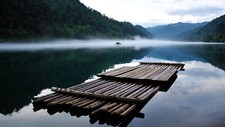 Landscape bamboo jungle Custom Gaming Mat Desk picture