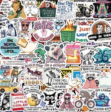 300 Pcs Funny Stickers for Adults, Sticker Pack 1.4 to 2.0 Inches, Multi picture