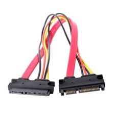 Extension Cable 22 Pin Male To Female Data Power Combo, 30cm/50cm picture