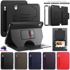 Fr iPad 5/6/7/8/9/10th Gen Air Pro 11 13 Smart Magnet Cover Rotating Stand Case. picture