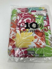 Thirty-One Tote-A-Tablet Case Cover Island Damask Tropical iPad Kindle Flowers picture