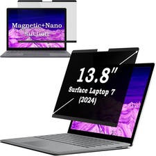 Removable Matte Magnetic Privacy Screen for Surface Laptop 7, 13.8 Inch Spy Filt picture