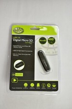 Gear Head USB 2.0 Digital Micro SD Card Reader Model CR3000MSD Black picture