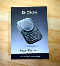 Clicks Power Keyboard Compact Bluetooth Wireless Built-In Battery Black QWERTY picture