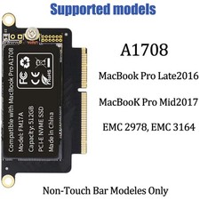 Fast 512GB NVME SSD for MacBook Pro Retina A1708 +DIY Tools picture