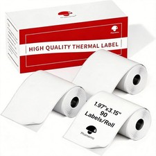 3Rolls 50x80mm Thermal Labels Sticker Label for Phomemo M110/M120/M100 Printer picture
