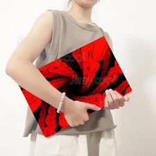 2Pieces Red Chain Vinyl Laptop Sticker Self-adhesive Case for HP Lenovo Apple picture