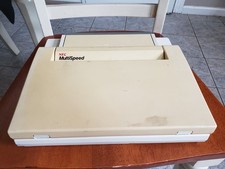 Vintage NEC MultiSpeed Laptop Computer w/ dual floppies missing one cover As-Is picture