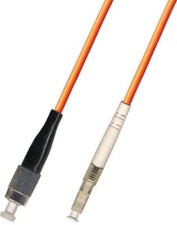 3M Multimode Simplex Fiber Optic Cable 50/125 FC LC Patch Cable Patch Cord picture