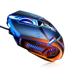 CHONCHOW Silent Click Mouse, Gaming Mouse Wired, 6 large, black(silent click) picture