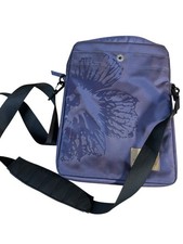 Golla Purple Laptop Bag Floral Print 13” Case Generation Mobile Shoulder Strap picture
