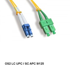 LOT 10pcs 3M LC UPC/ SC APC OS2 9 /125 Duplex Single-Mode Fiber Optic Cable picture