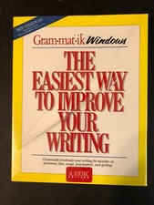 Vintage Grammatik Software - Windows  2.0 Software - Sealed/Shrink Wrap picture
