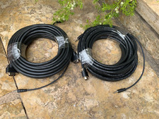 X 2  C2G, #40177, 35 ft Plenum VGA+3.5MM Audio Visual cable  Male to Male picture