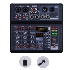 USB Sound Card Audio Mixer with Reverb for Live Streaming Karaoke picture