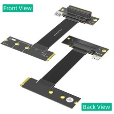 M.2 KeyM 4.0 to PCI-e 4.0 4X 180° Adapter Card Riser Extension Cable for Desktop picture