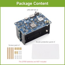 Waveshare UPS HAT (E) for Raspberry Pi Bi-Directional Fast Charging 5V 6A Output picture