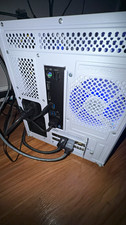 Custom built white gaming pc picture