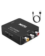 ABLEWE RCA to HDMI,AV HDMI Converter, 1080P Mini Composite CVBS Black  picture