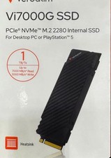 (BEST) Verbatim Vi7000G 1TB PCIe NVMe M.2 2280 Internal SSD Heatsink PS5/PC picture