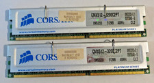 1GB Kit 2x512MB DDR1 400MHz PC-3200 Desktop RAM Corsair XMS Platinum C2PT picture