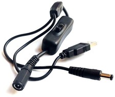 MiSTer FPGA in-line  Power Switch splitter combo to power DE10-Nano and USB hub picture
