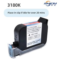 3pcs Quick Drying Black Ink Cartridge for 12.7mm Handheld Inkjet Printer picture
