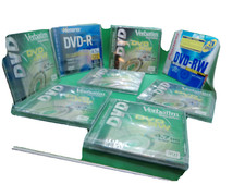 Memorex Verbatim Pioneer 8 pack DVD-R DVD-RW 4.7 GB 120 240 minutes NOS sealed picture