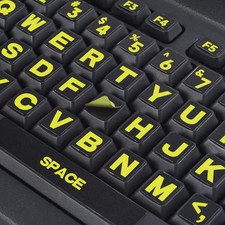 2PCS English Keyboard Stickers, Universal Computer Laptop Replacement Large Keyb picture