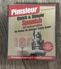 PIMSLEUR QUICK AND SIMPLE SPANISH(4 DISCS) Factory Sealed CD57 picture