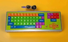 Electronics - Crayola Kids Computer EZ Type USB Keyboard with Big Buttons Tested picture