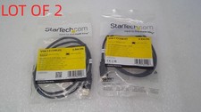 LOT OF 2 StarTech USB2HAB3 3ft USB 2.0 A to B Cable MALE/MALE Printer Cable picture