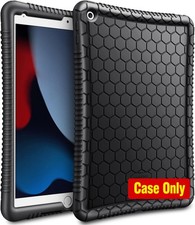 Silicone Case for 10.2 Inch iPad 9th, 8th, and 7th Generation - Black picture