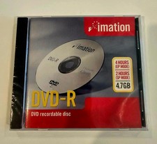 One (1) Imation DVD-R 4.7GB 120 min 8x speed Blank Recordable Disc w/ Jewel Case picture