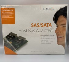 LSI SAS3442X-R SAS SATA RAID Controller PCI-X 8 Port LSI00100 NEW SEALED picture