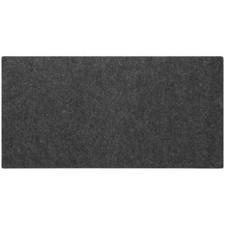Felt Desk Pad Non-Slip Keyboard Mouse Mat 80x40cm Black Gray picture