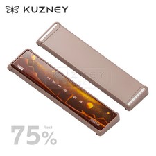 KeysMe Flowing Sand Alloy Wrist Rest 75% Palmrest Mechanical Keyboard picture