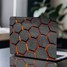 2 Pack Science Fiction Hexagonal Laptop Sticker for 12 To 15-inch Laptops Decal picture